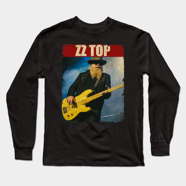 ZZ Top - New RETRO STYLE Long Sleeve T-Shirt by FREEDOM FIGHTER PROD